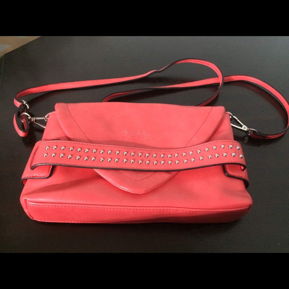 NWOT Nicole Miller NY Coral Purse